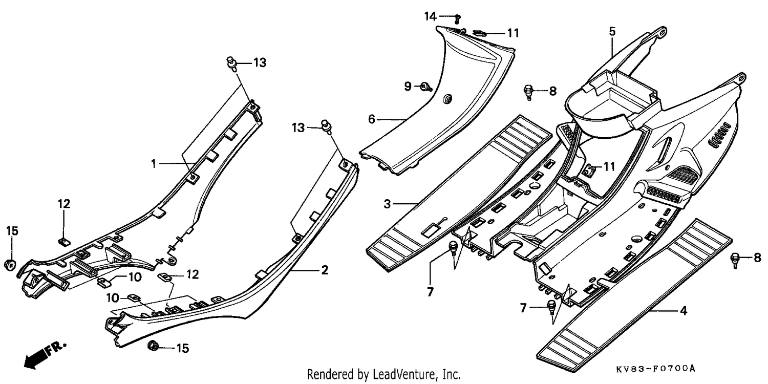 SIDE SKIRT/CENTER COVER