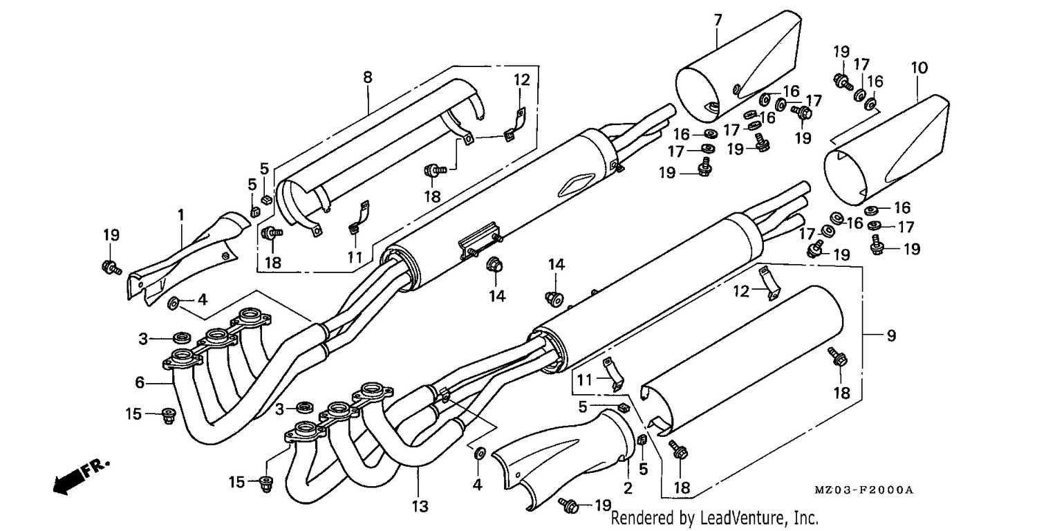 EXHAUST MUFFLER