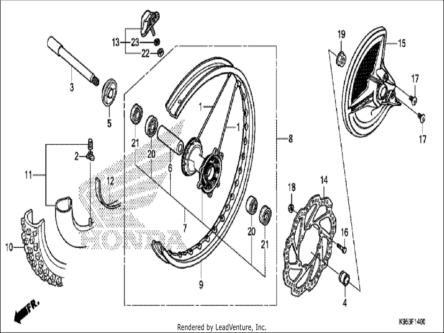  FRONT WHEEL