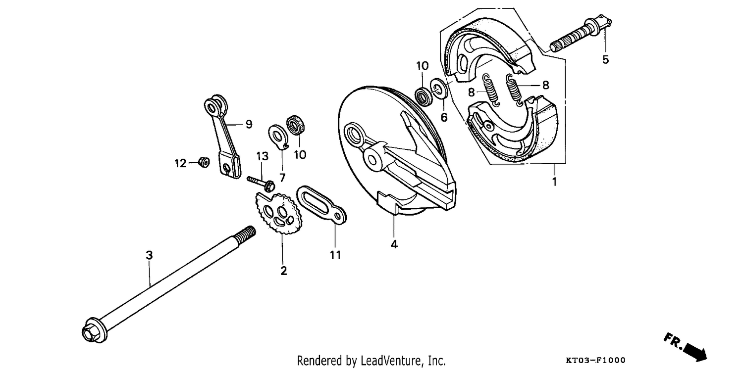 REAR BRAKE PANEL