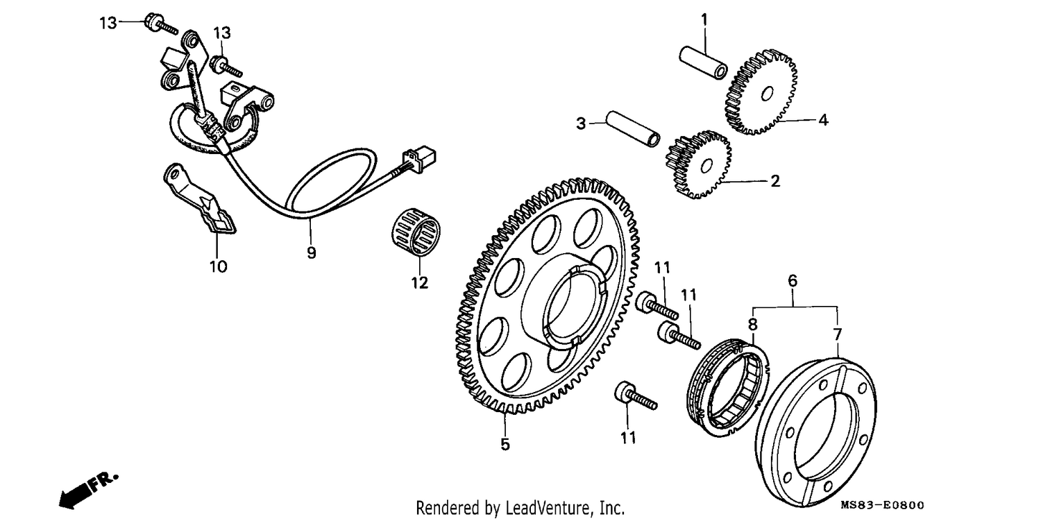 PULSE GENERATOR/ STARTING CLUTCH