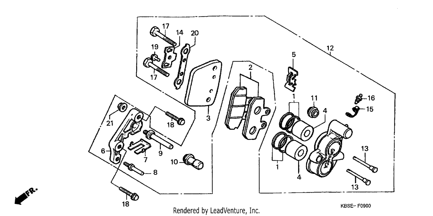 FRONT BRAKE CALIPER