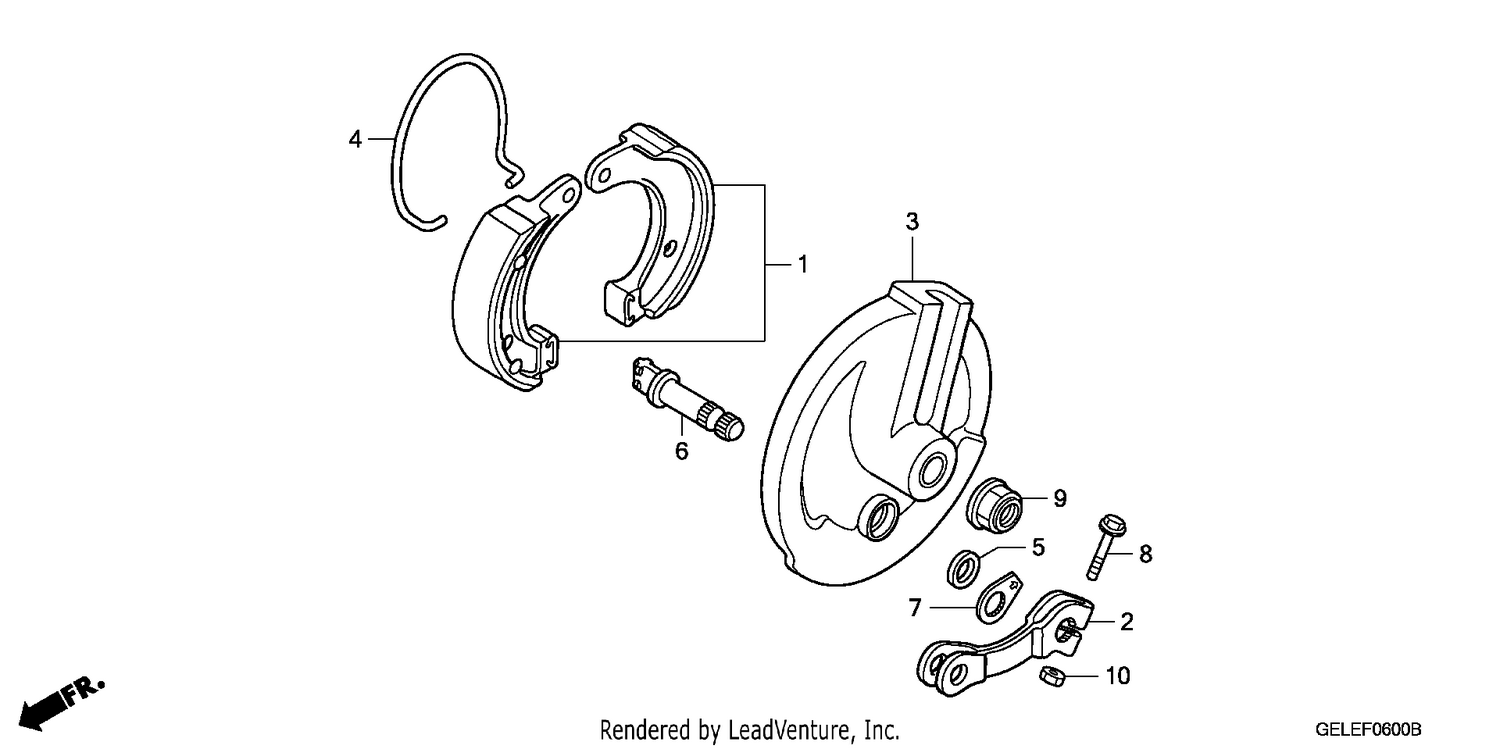 FRONT BRAKE PANEL