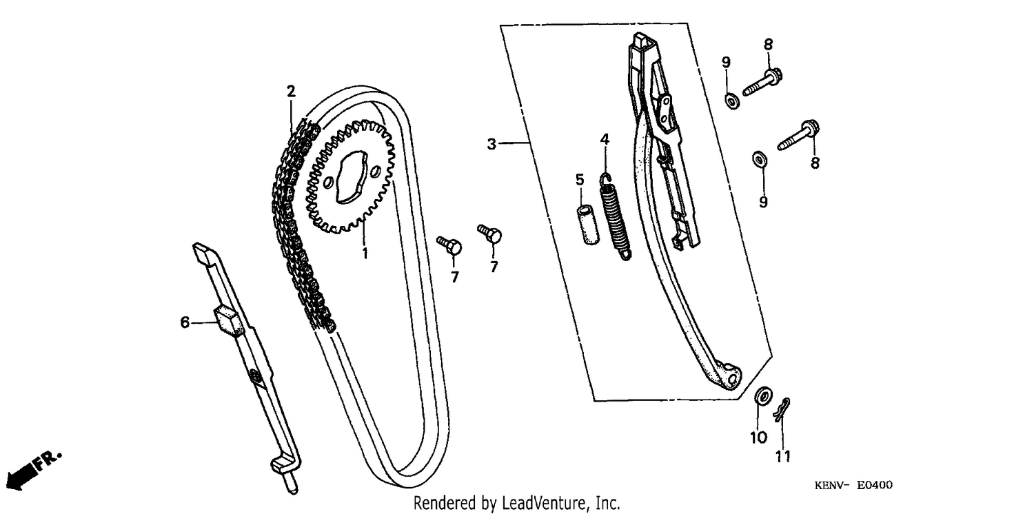 CAM CHAIN/TENSIONER