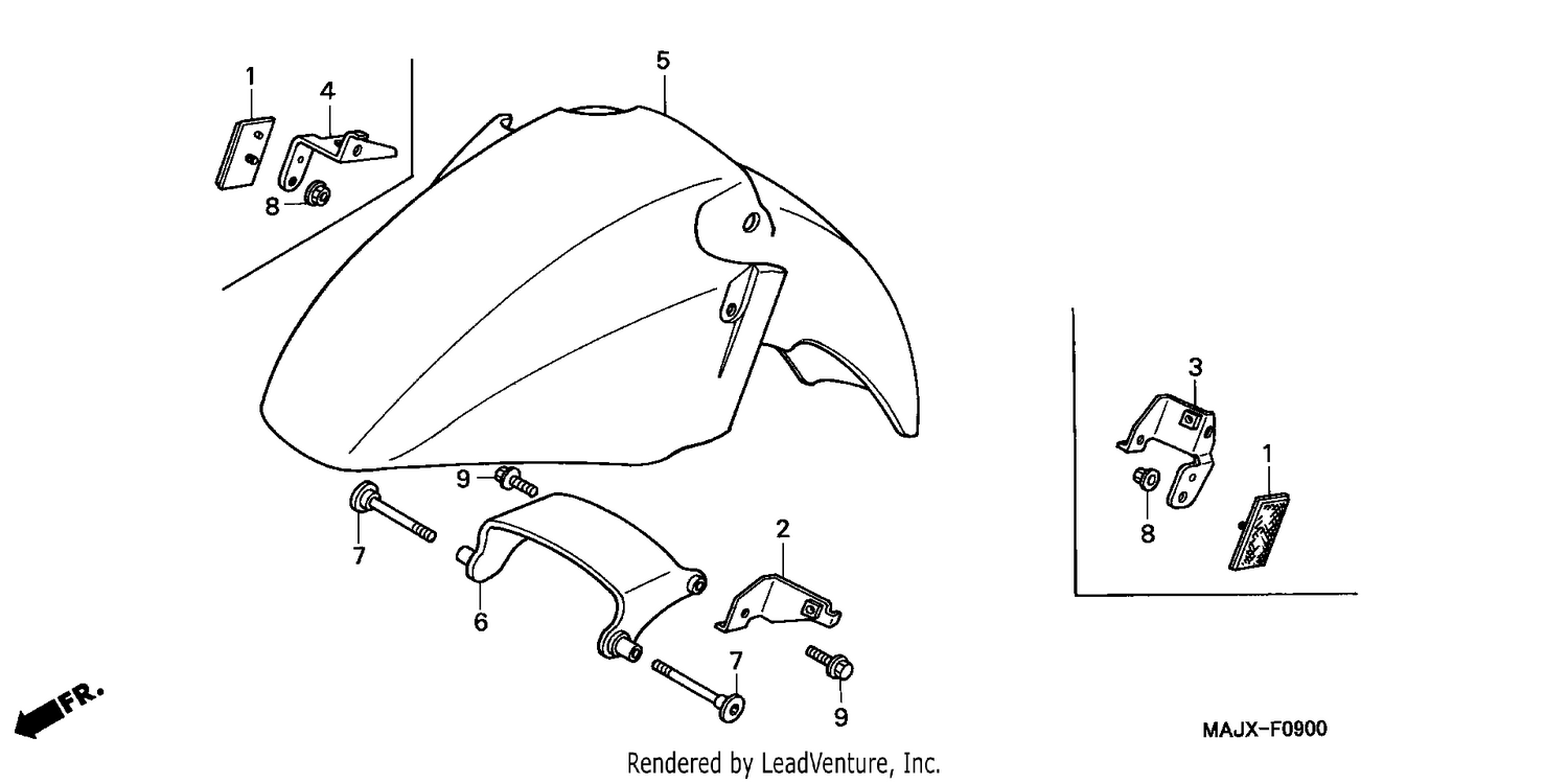 FRONT FENDER (ST1100)