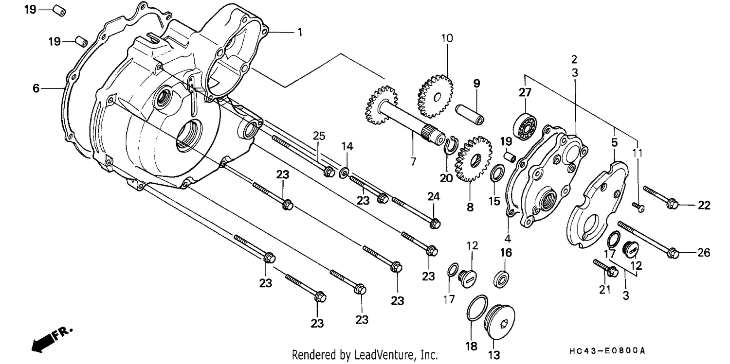 LEFT CRANKCASE COVER