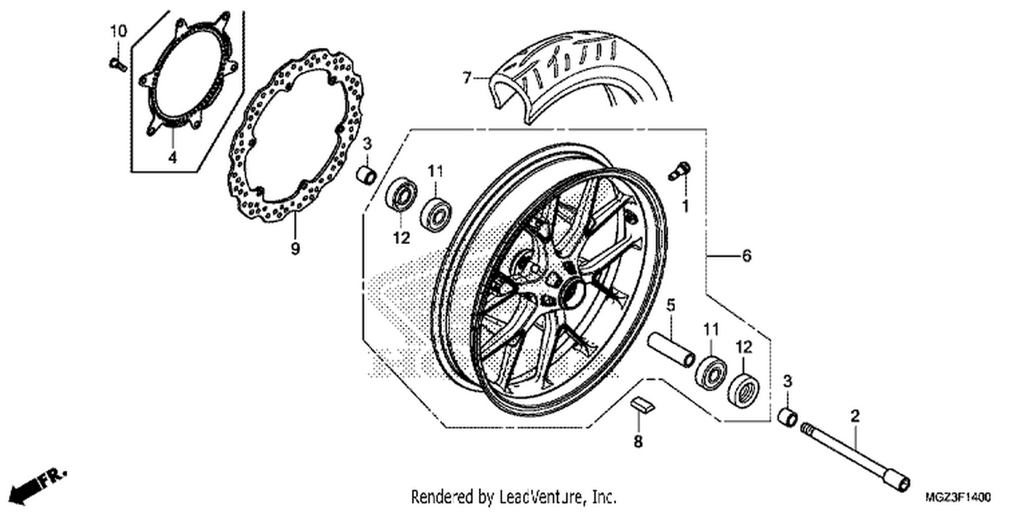  FRONT WHEEL