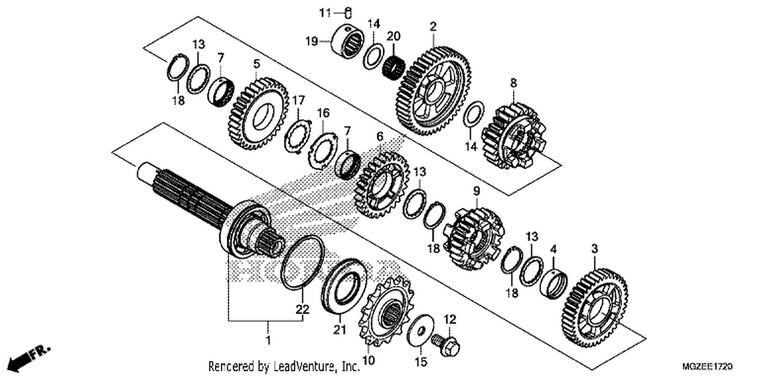  20 TRANSMISSION (COUNTERSHAFT)