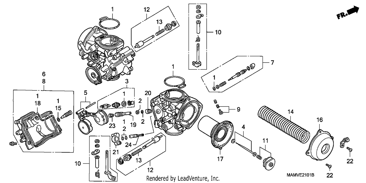 CARBURETOR (COMPONENT PARTS)