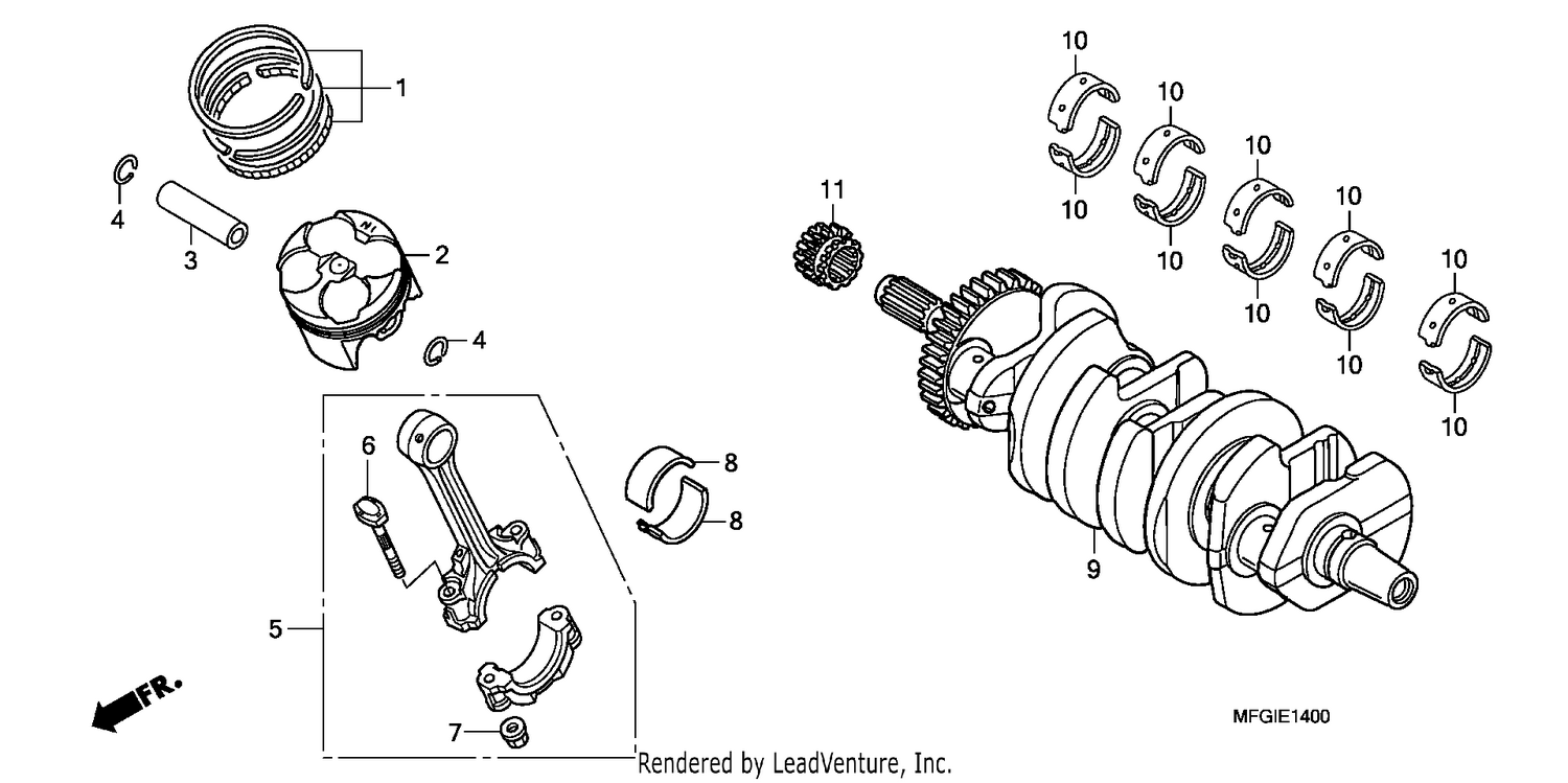 CRANKSHAFT/PISTON