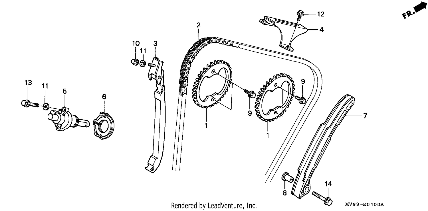 CAM CHAIN/TENSIONER (1)