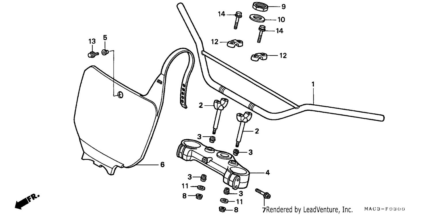 HANDLE PIPE/TOP BRIDGE