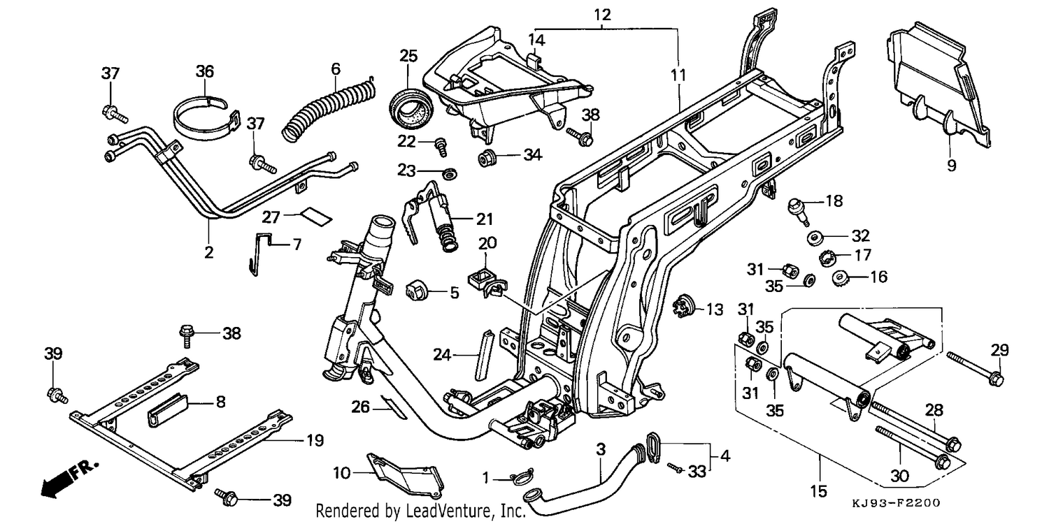 FRAME BODY (CH125E)