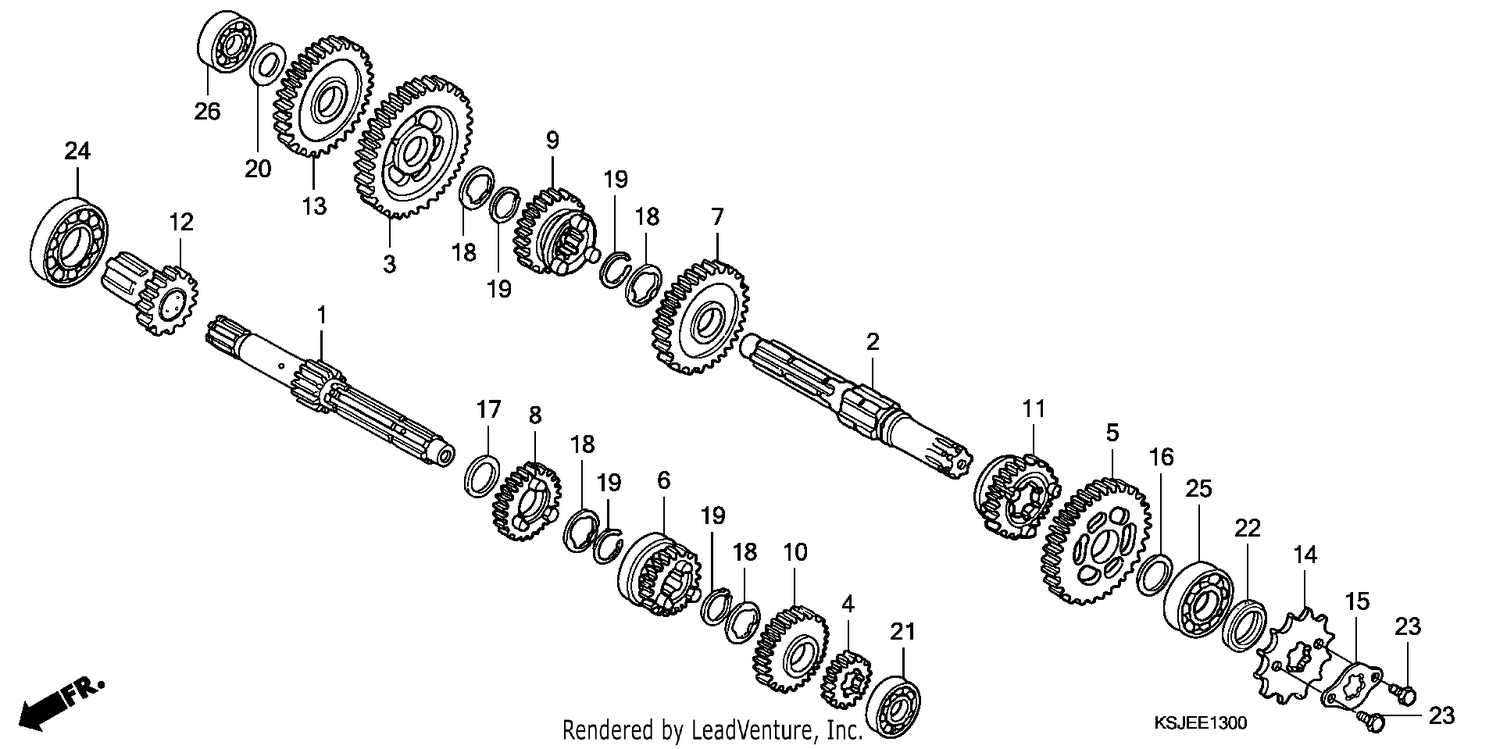 TRANSMISSION (CRF80F)