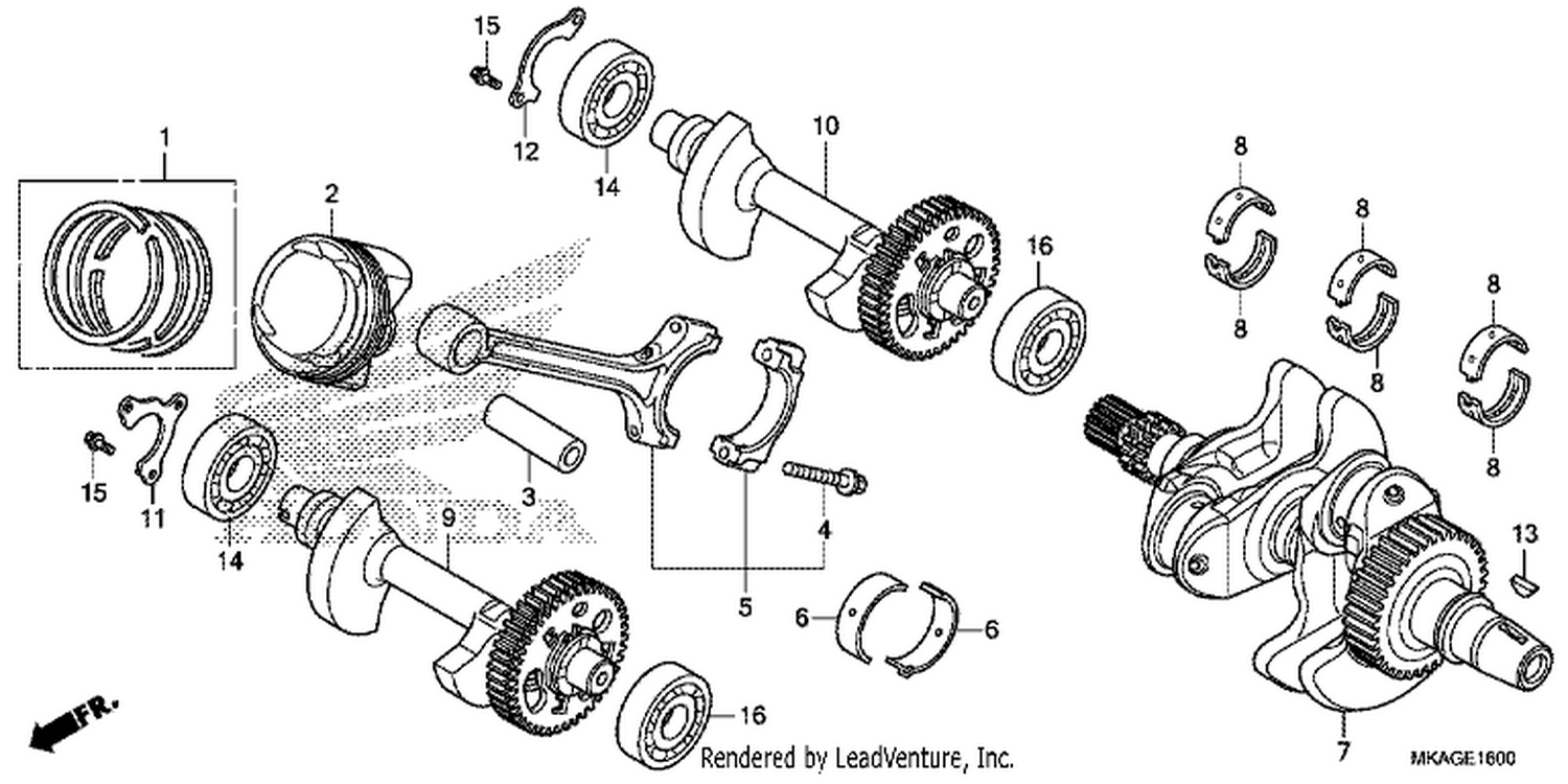  CRANKSHAFT/ PI STON