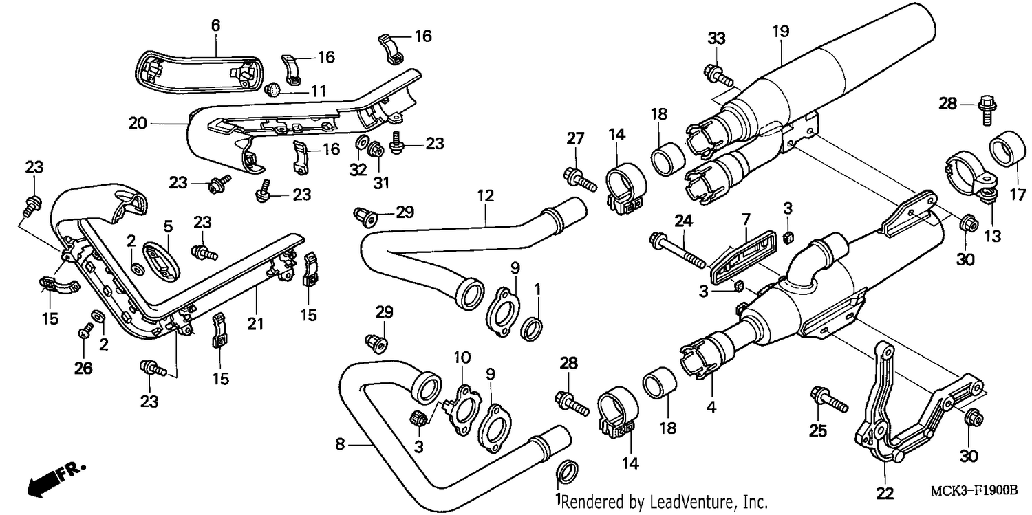EXHAUST MUFFLER