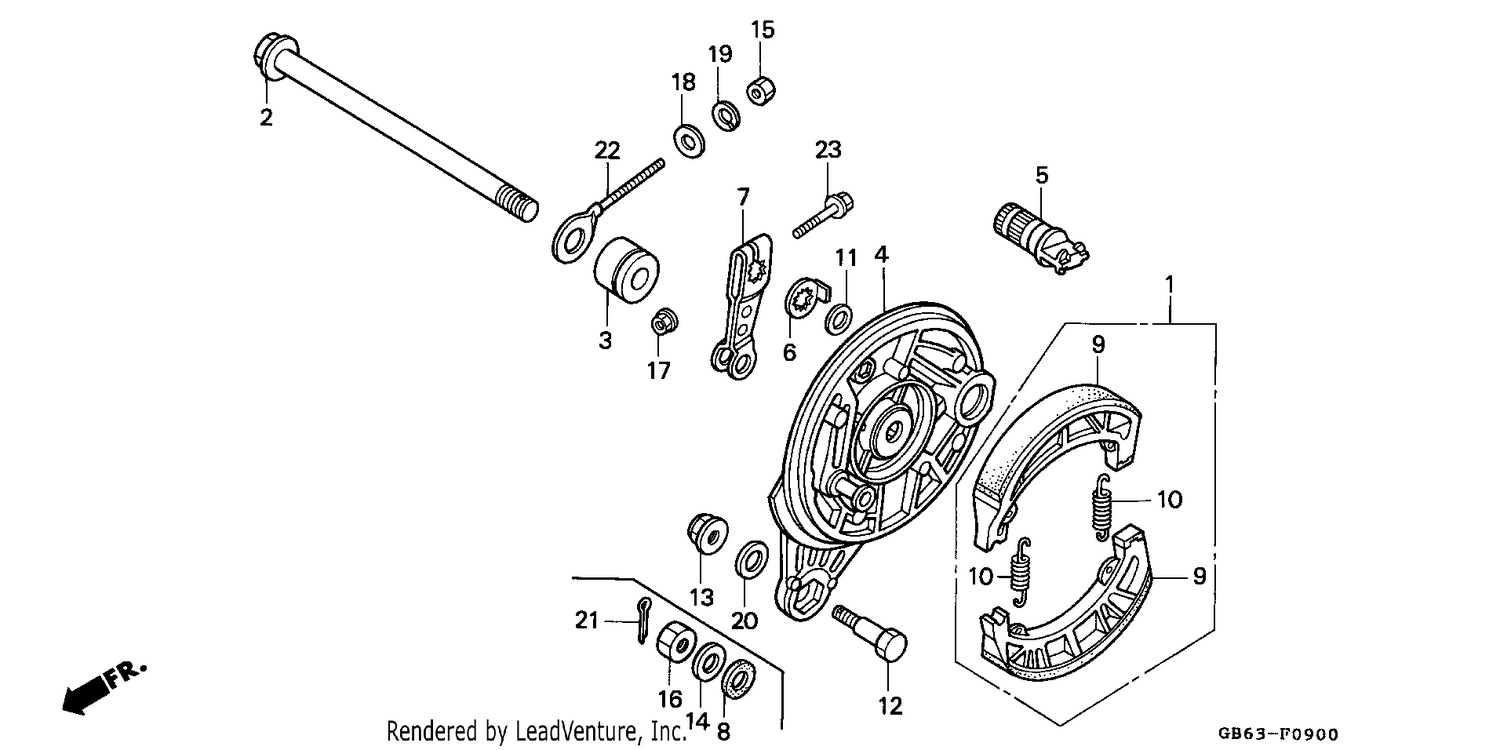 REAR BRAKE PANEL