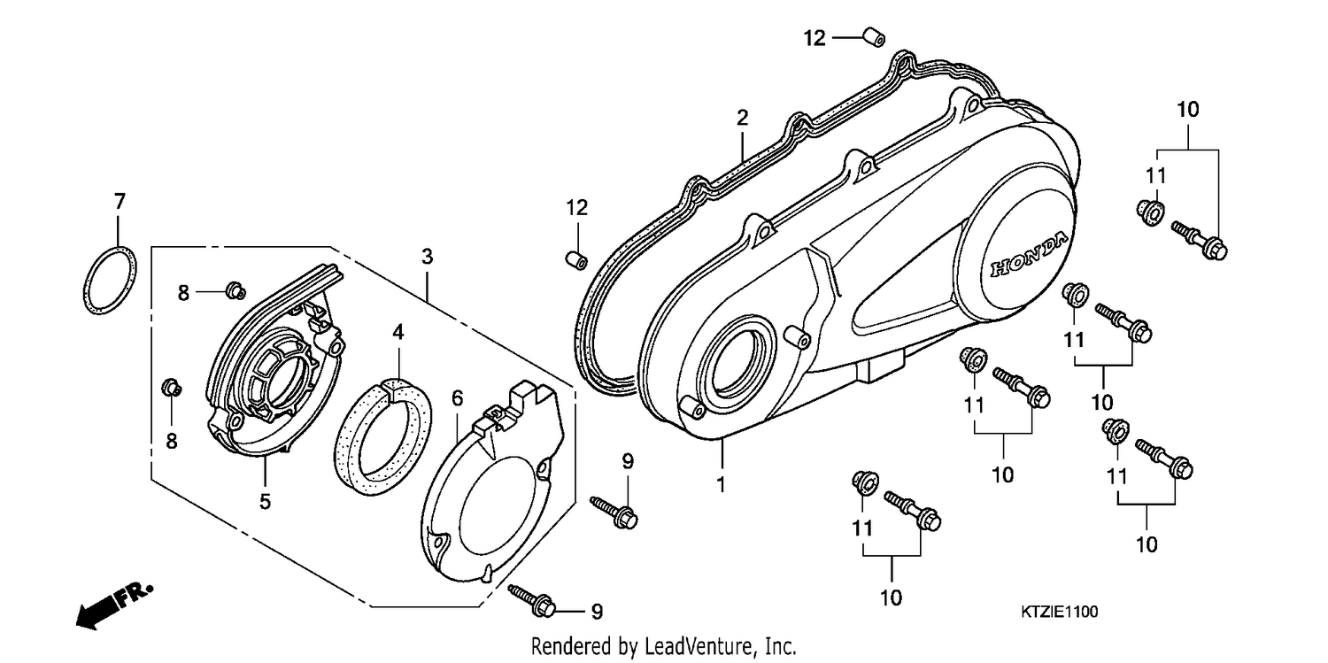LEFT CRANKCASE COVER