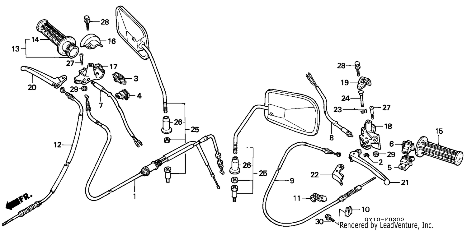 HANDLE LEVER/SWITCH/CABLE