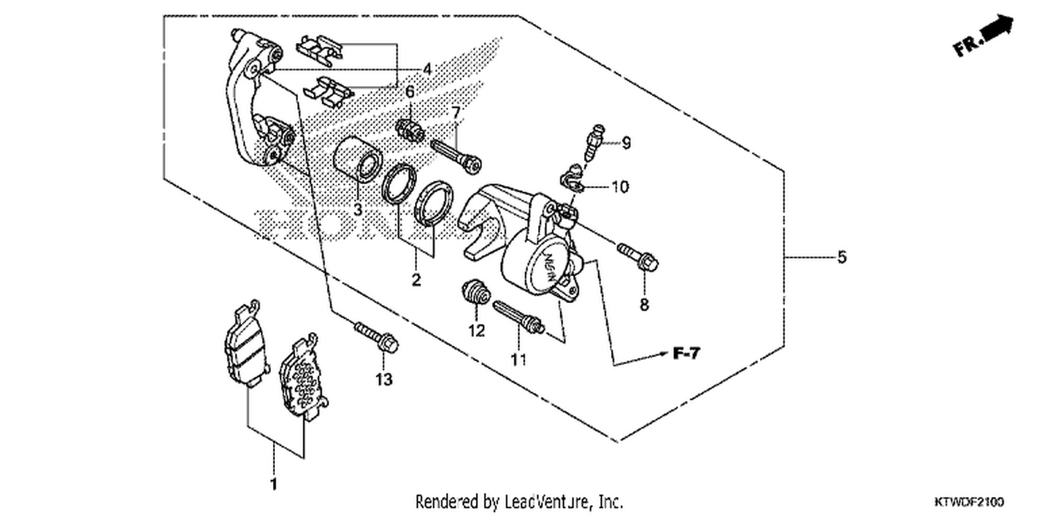  REAR BRAKE CALIPER