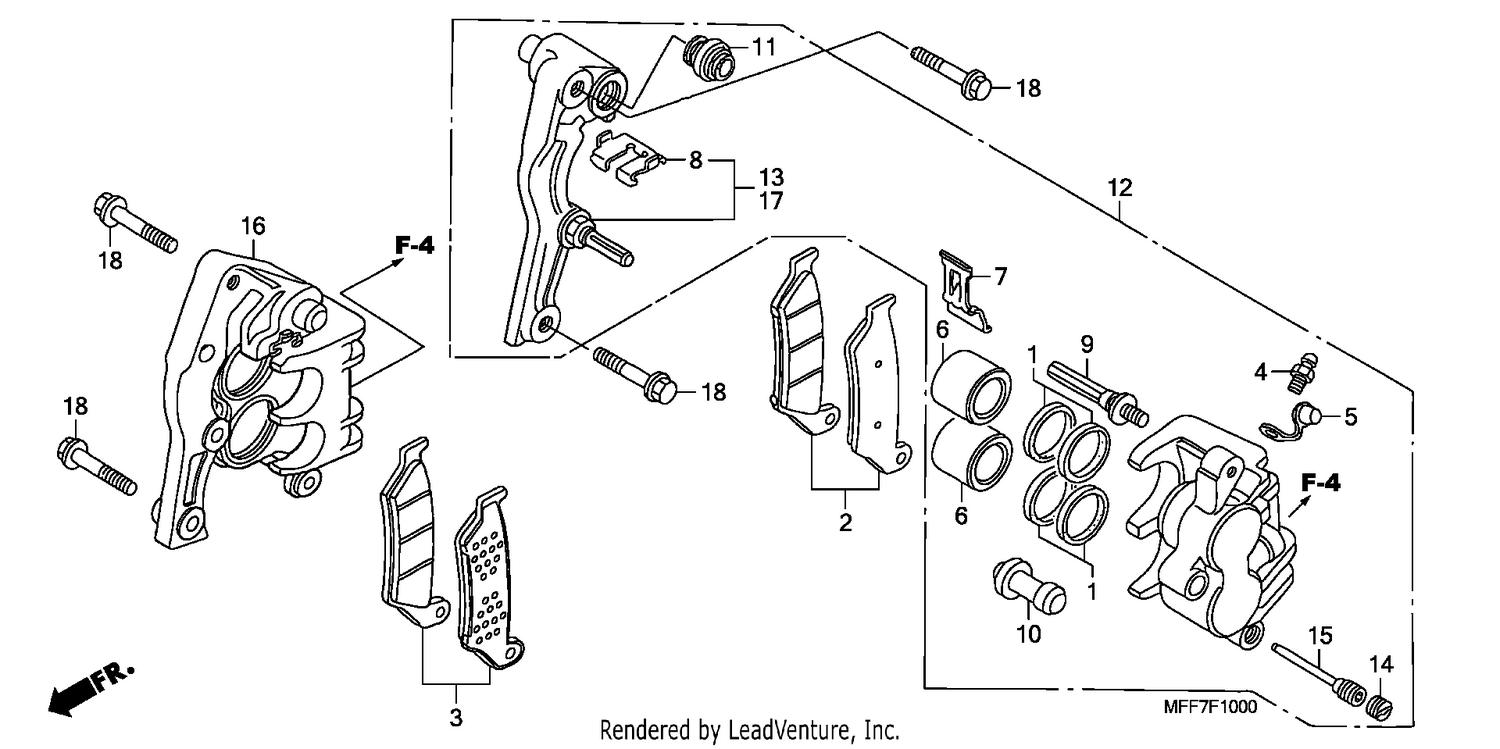FRONT BRAKE CALIPER