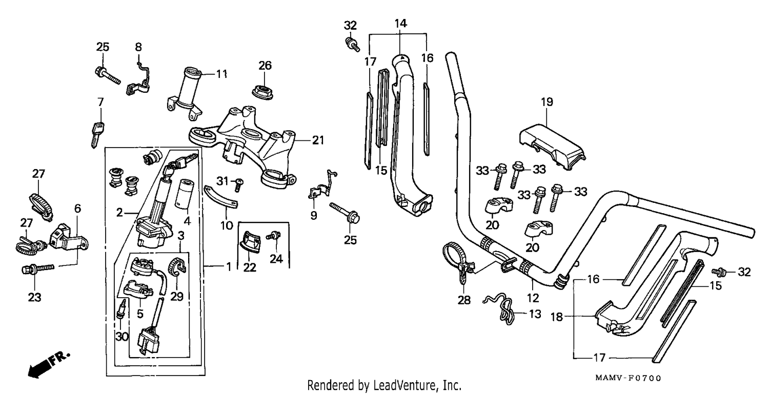 HANDLE PIPE/TOP BRIDGE