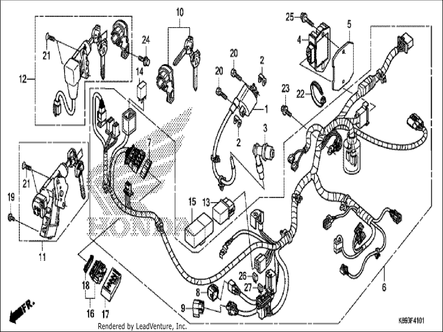  1 WIRE HARNESS (NSC1255WHK)