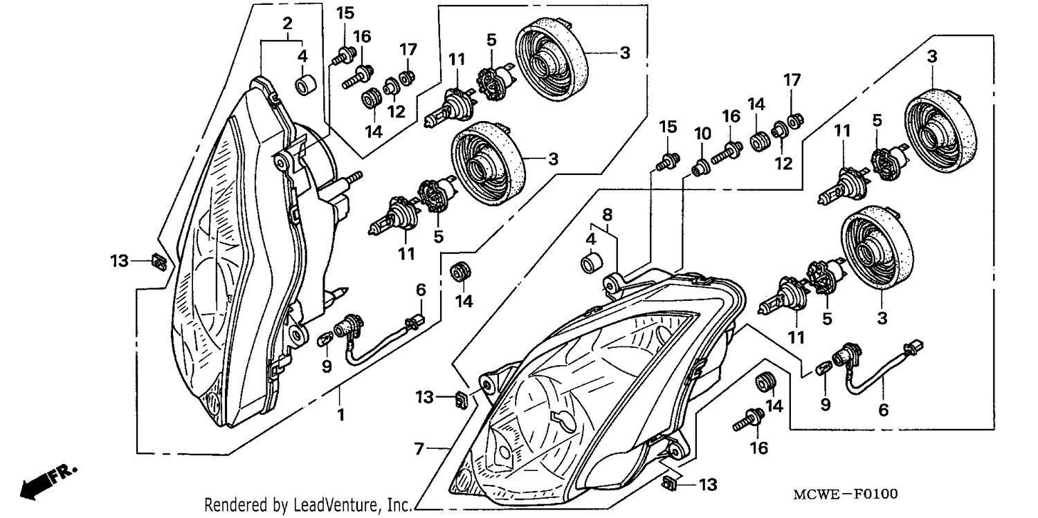 HEADLIGHT (E,ED,EK,F)