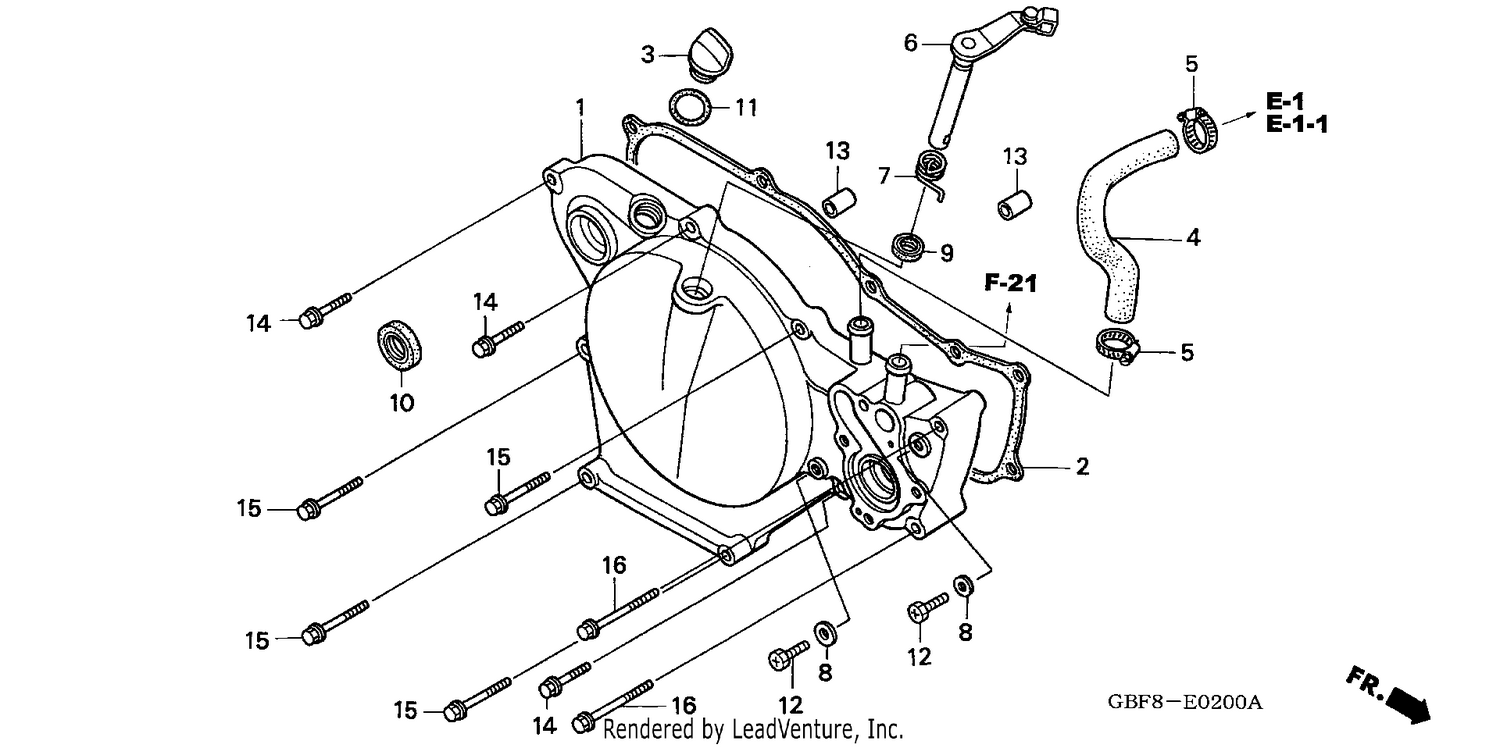 RIGHT CRANKCASE COVER
