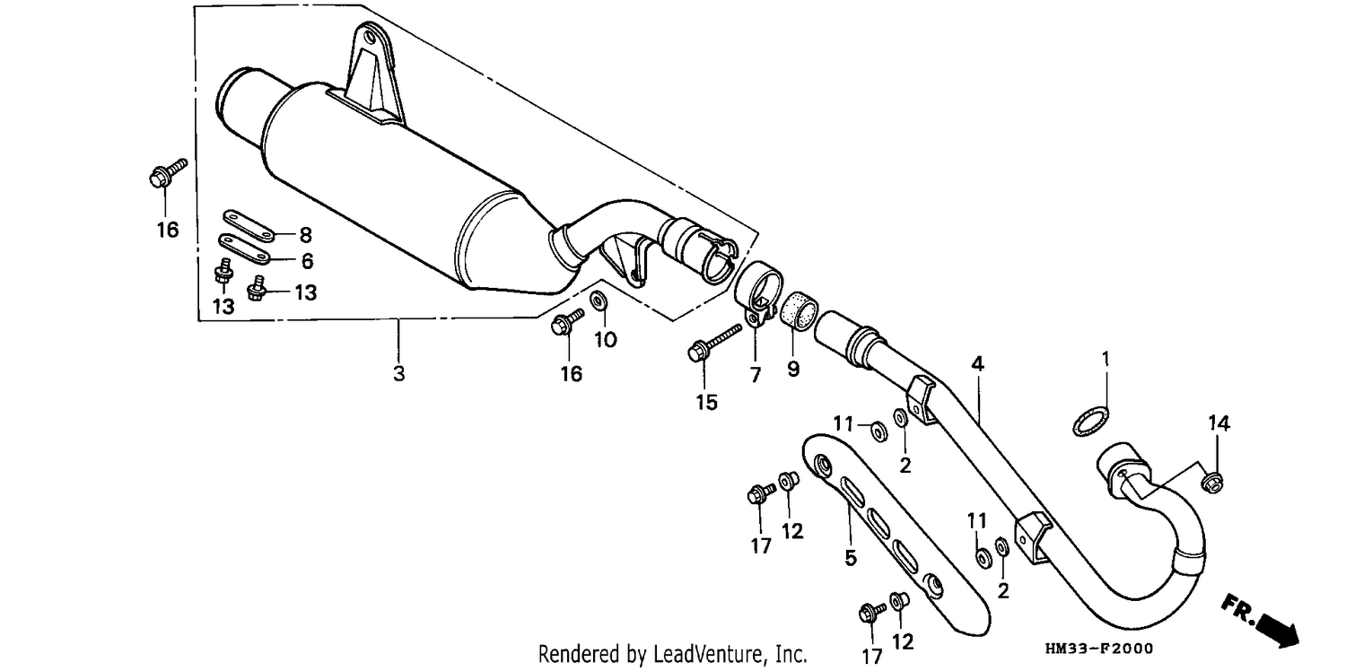 EXHAUST MUFFLER