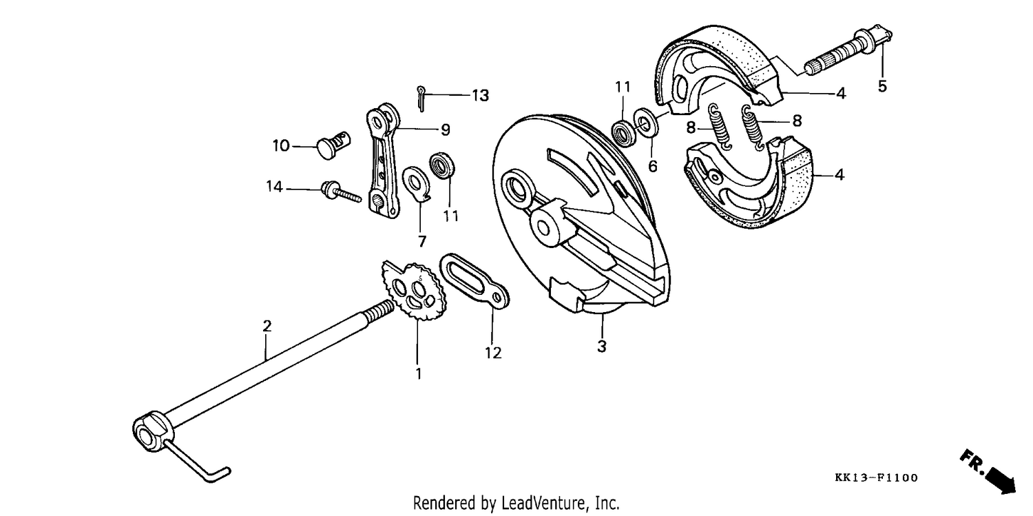 REAR BRAKE PANEL