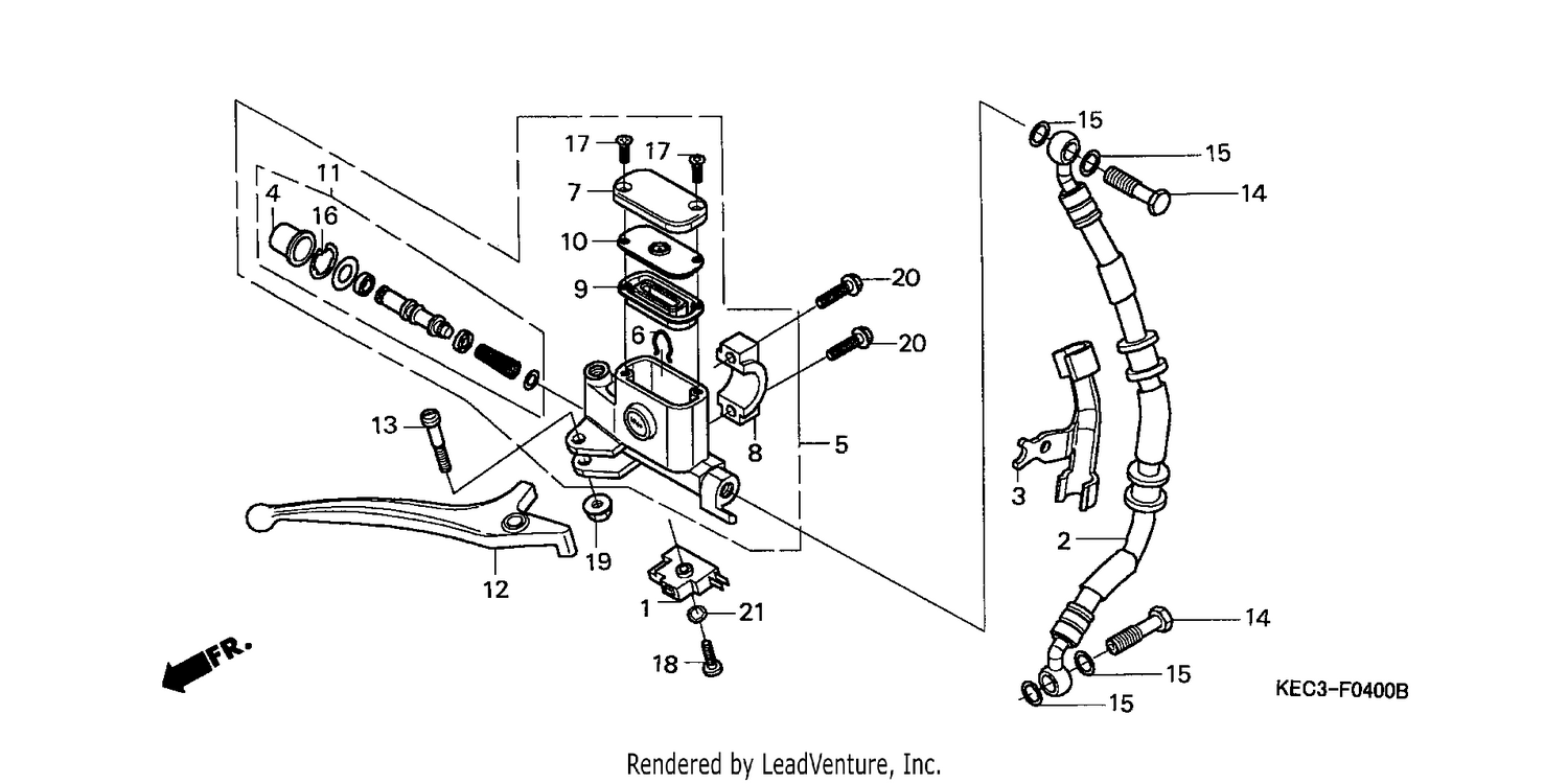 FRONT BRAKE MASTER CYLINDER
