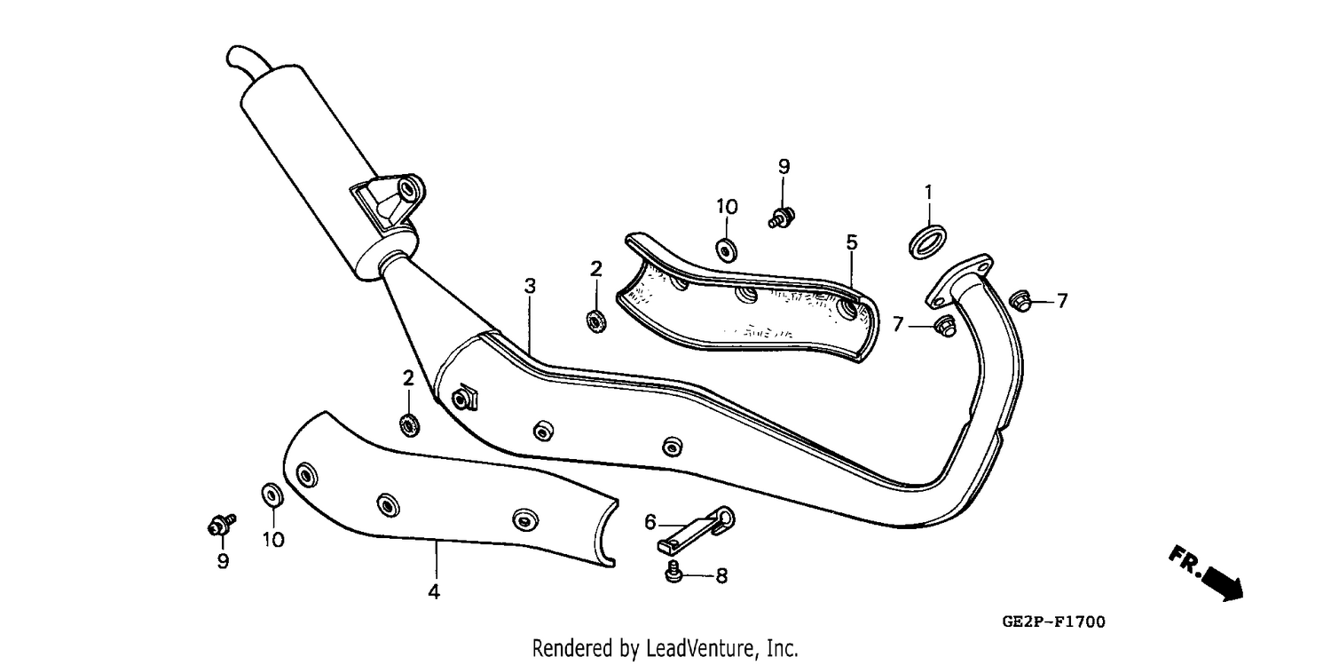 EXHAUST MUFFLER