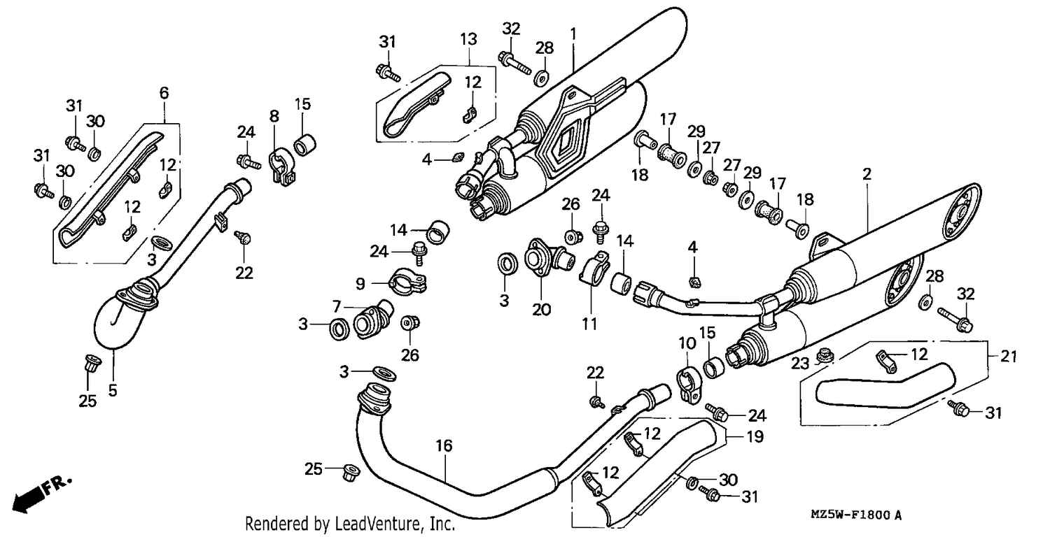 EXHAUST MUFFLER