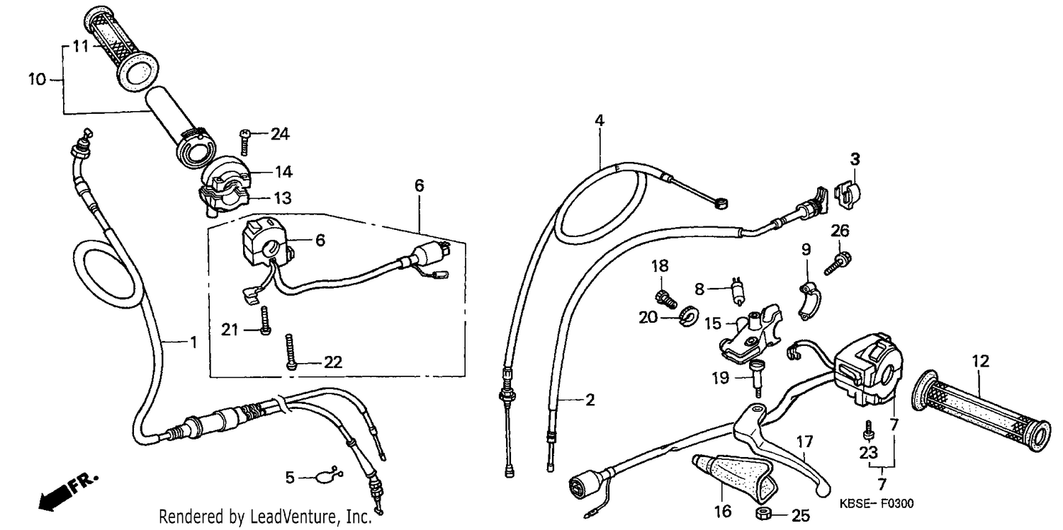 HANDLE LEVER/SWITCH/CABLE