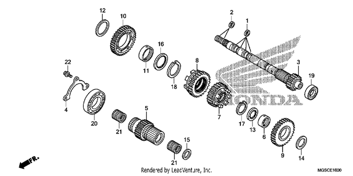  TRANSMISSION (MAINSHAFT)