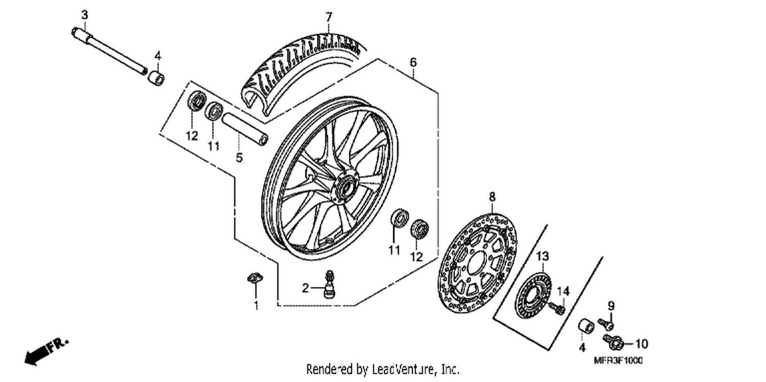  FRONT WHEEL