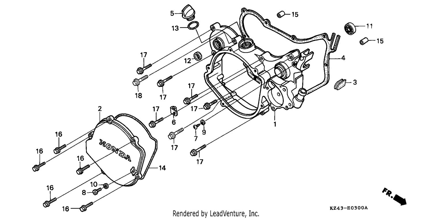 RIGHT CRANKCASE COVER