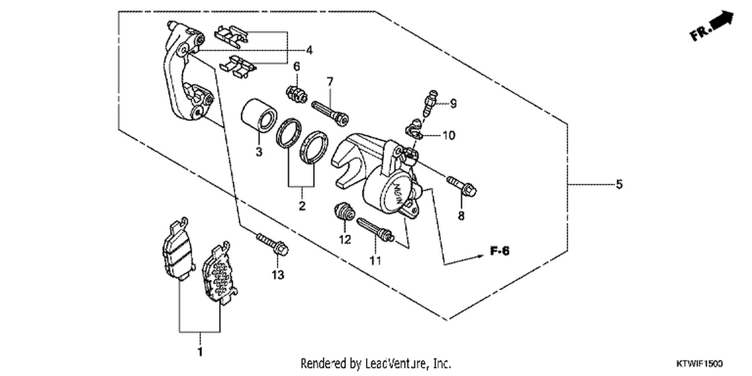  REAR BRAKE CALIPER