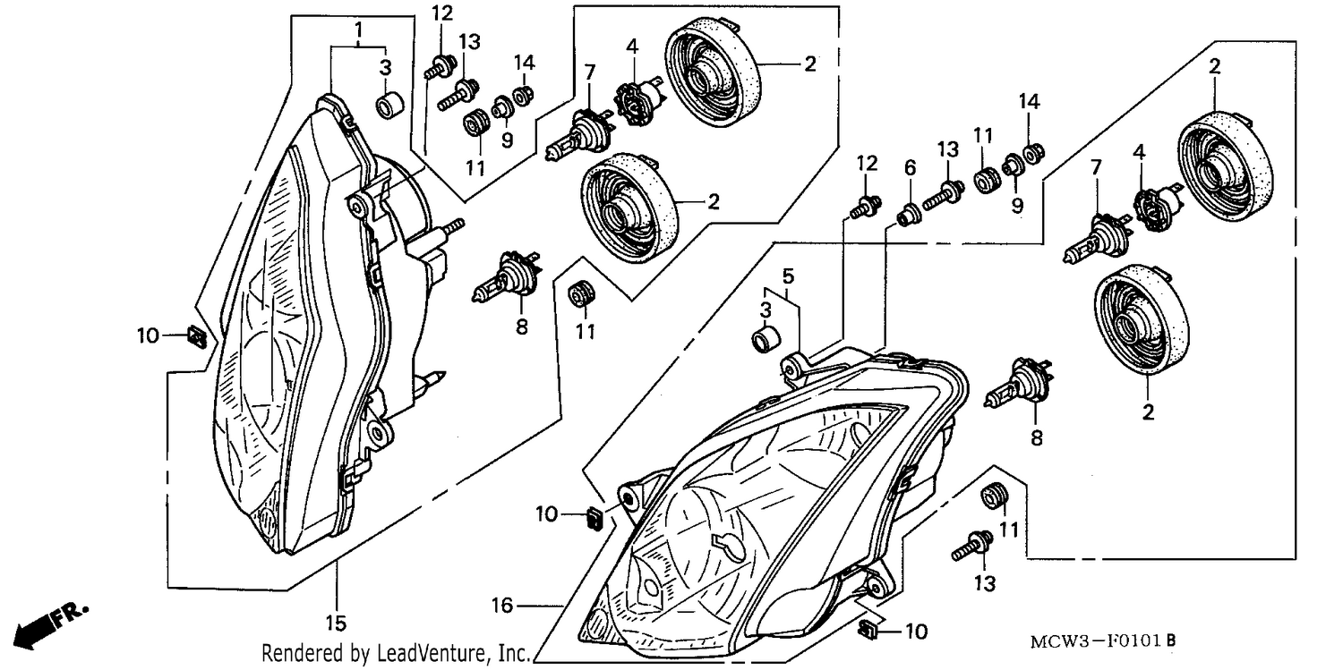 HEADLIGHT (CM,U)