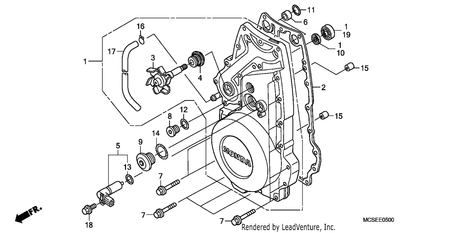 FRONT CRANKCASE COVER