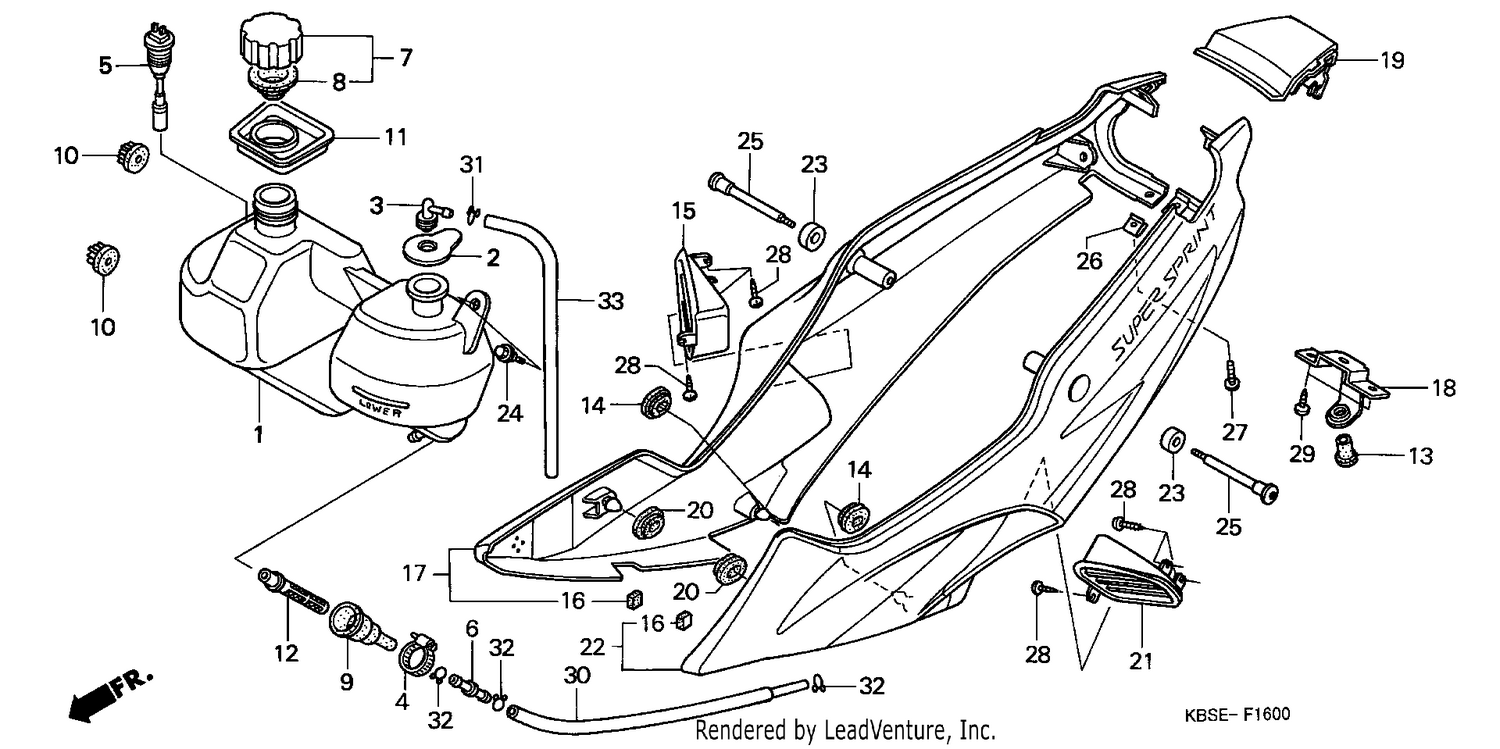 SIDE COVER/OIL TANK