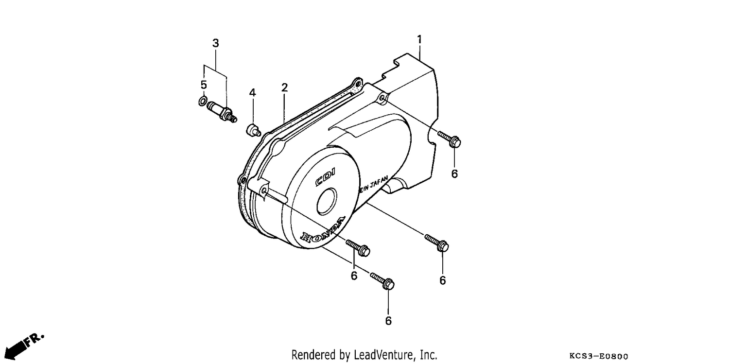 LEFT CRANKCASE COVER