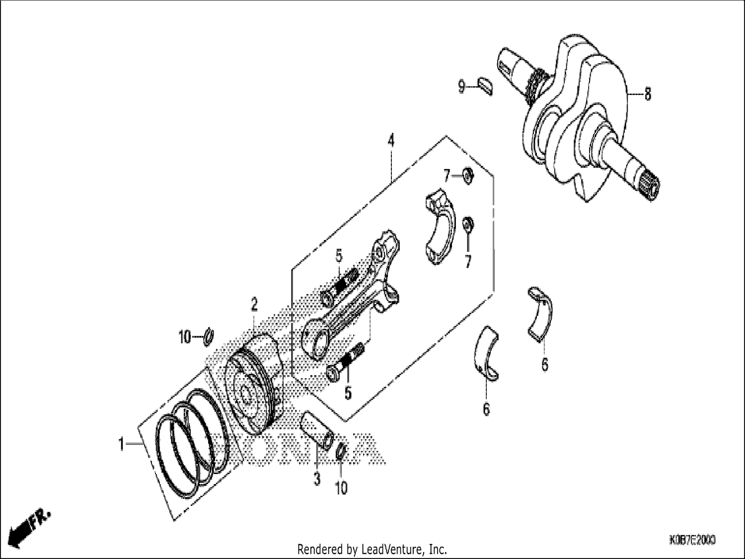  CRANKSHAFT/PISTON
