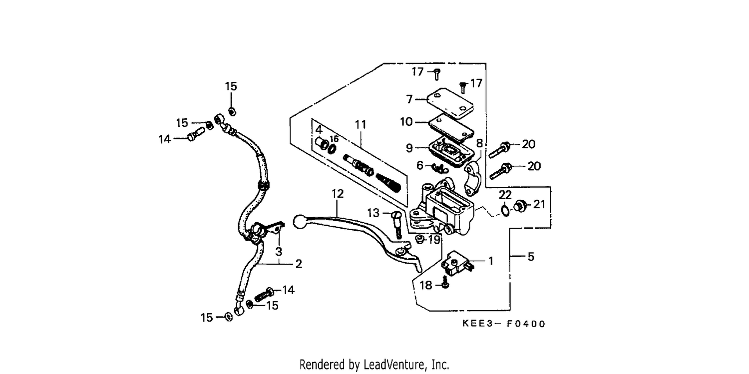 FRONT BRAKE MASTER CYLINDER