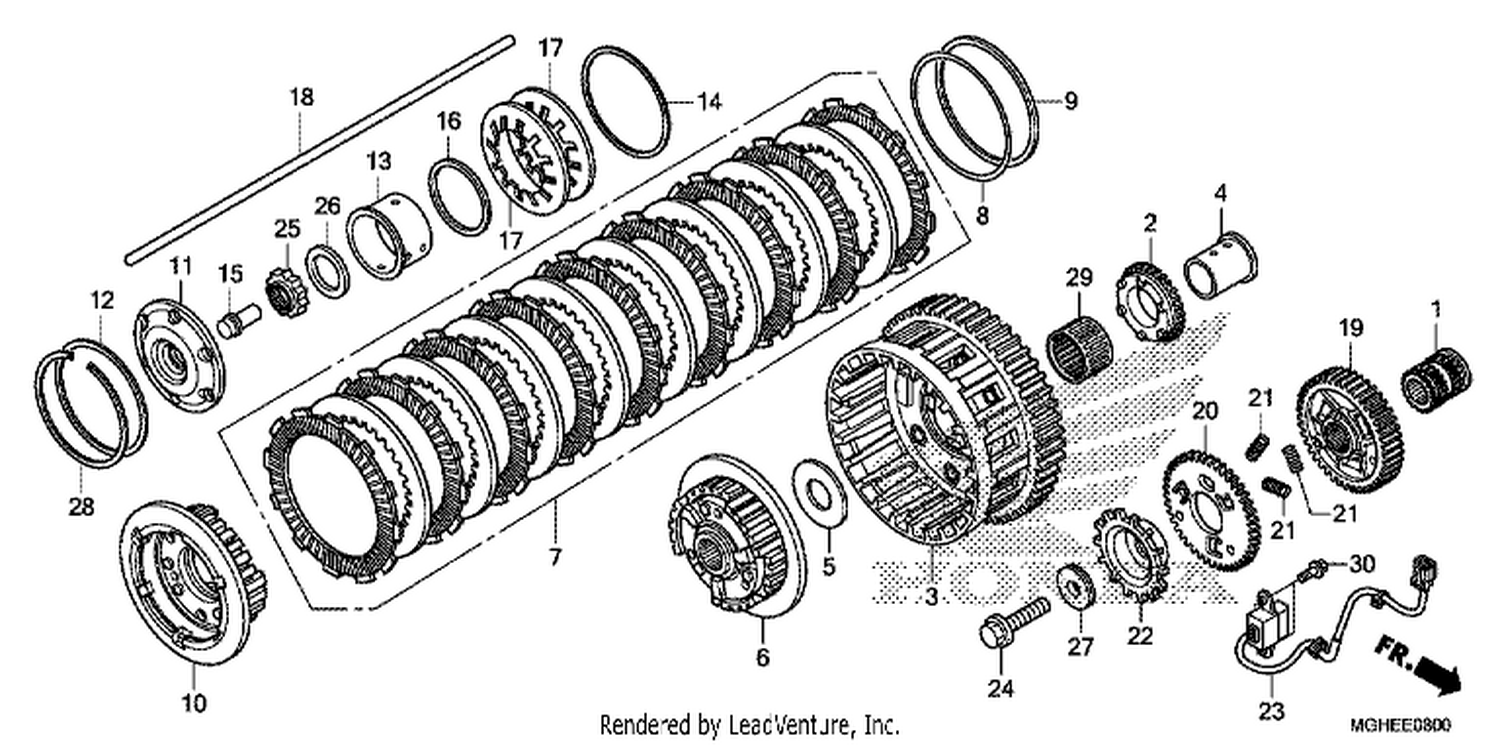  CLUTCH (VFR1200X/XA/XL)