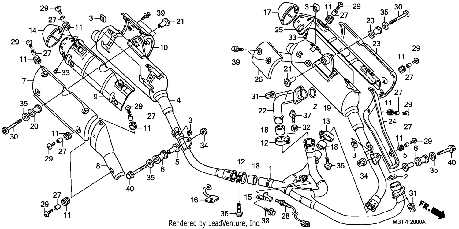EXHAUST MUFFLER