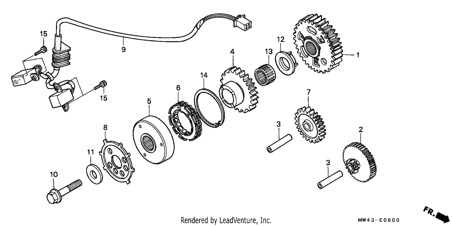 PULSE GENERATOR/ STARTING CLUTCH