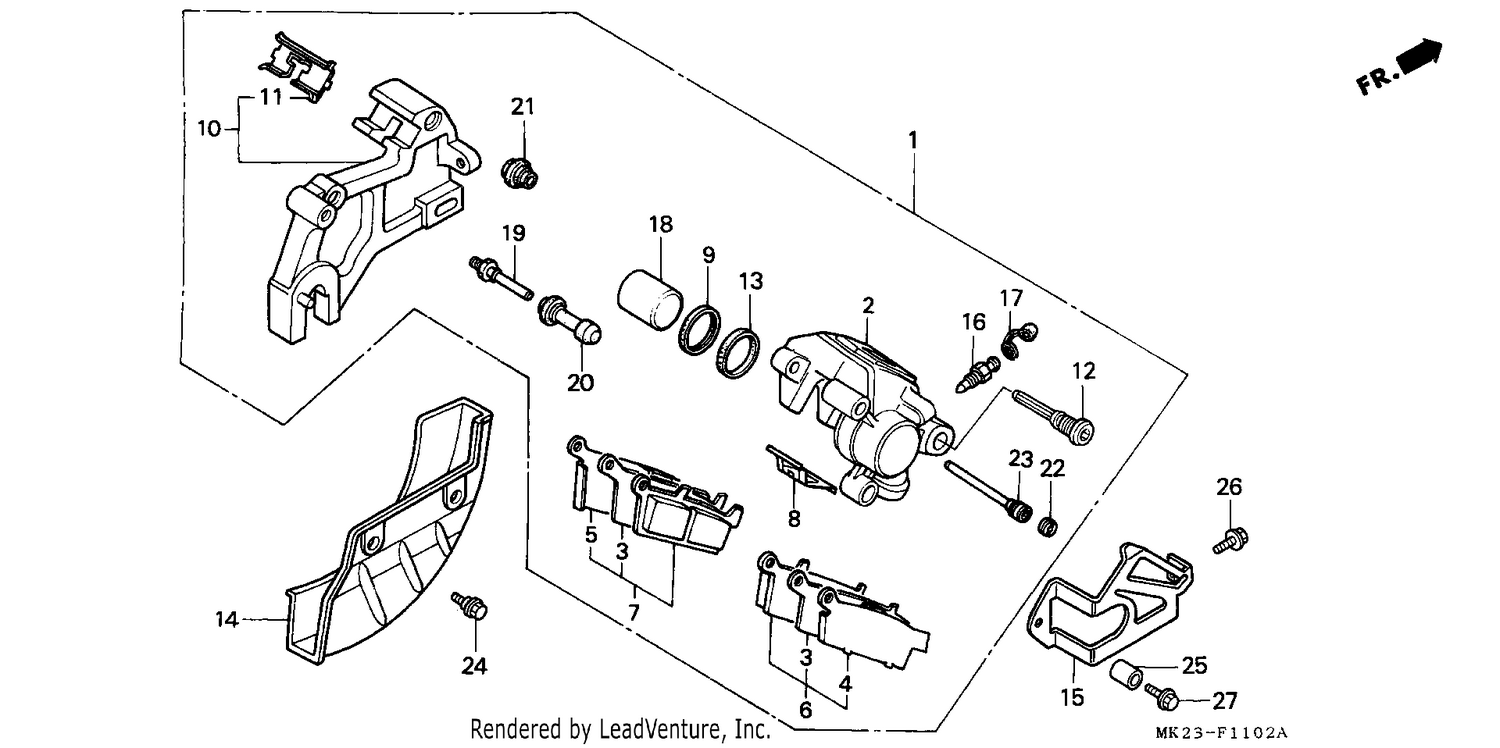 REAR BRAKE PANEL