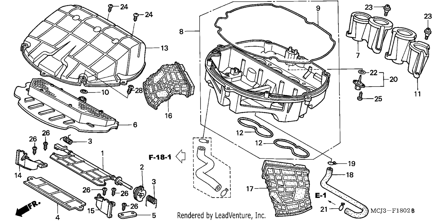 AIR CLEANER (CBR900RR2,3)